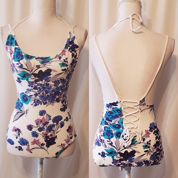 Hongboom Other - One piece floral swimsuit